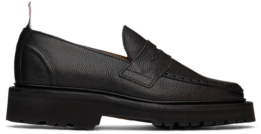 

Черные пенни-лоферы на подошве Commando Thom Browne, Черный