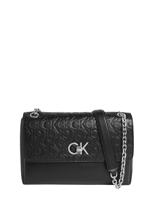 

Черная женская сумка через плечо Calvin Klein