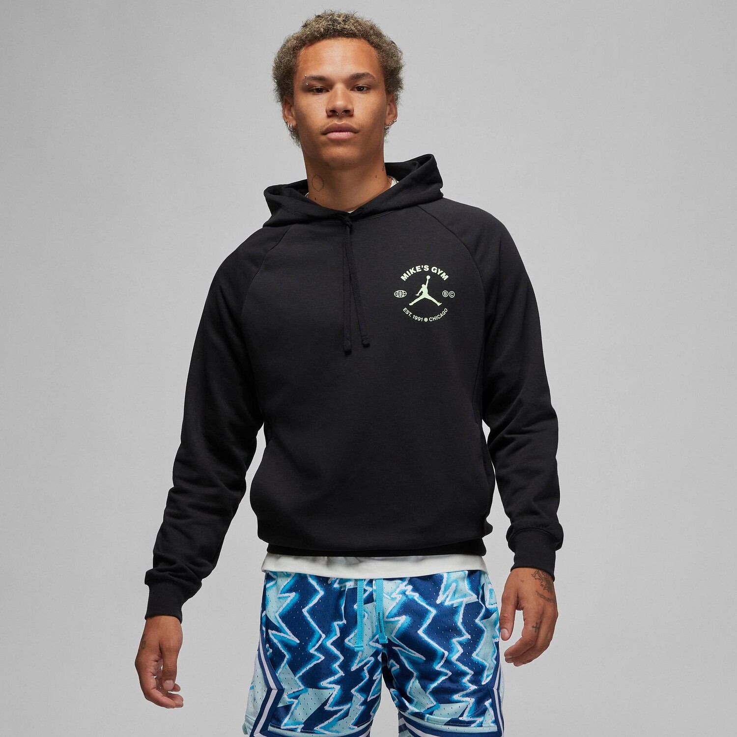 

Мужская флисовая худи Jordan Dri-FIT Sport BC, черный