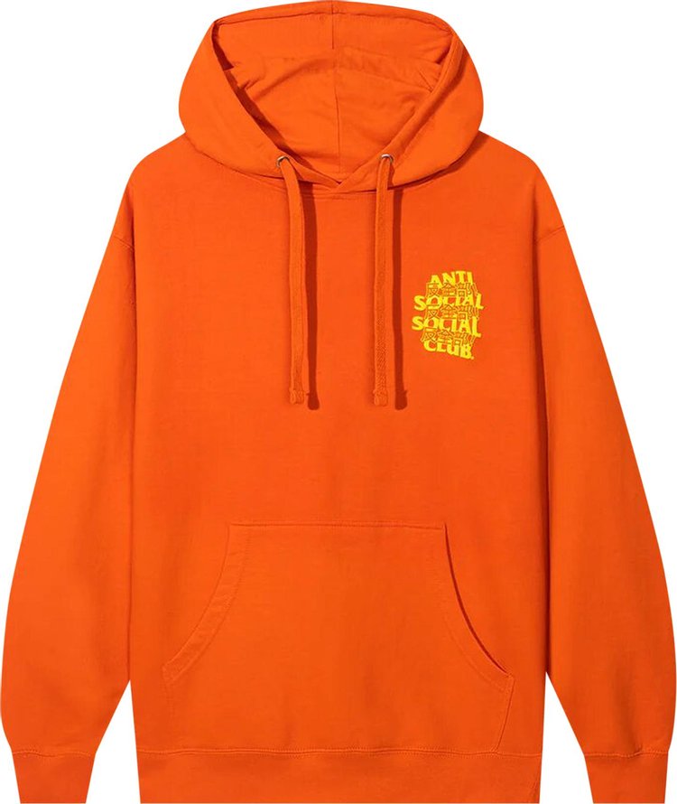 Худи Anti Social Social Club Kaburosai Hoodie 'Orange', оранжевый футболка anti social social club kaburosai черная