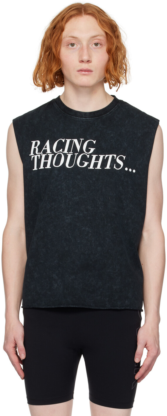 

Черная майка 'Racing Thoughts' OVER OVER