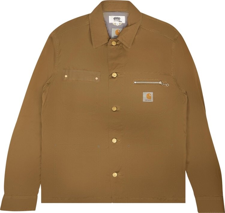 

Куртка Junya Watanabe x Carhartt Utility Work Jacket 'Deep Beige', коричневый