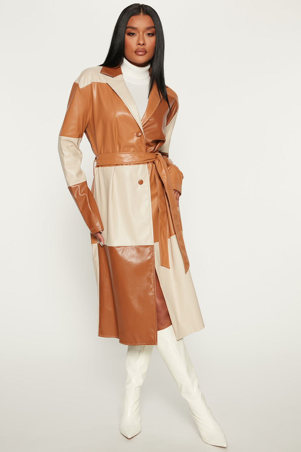 

Тренчкот Fashion Nova CT5758BFN, коричневый