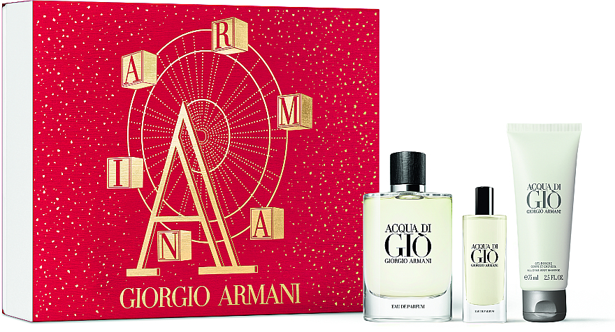Парфюмерный набор Giorgio Armani Acqua Di Gio Pour Homme armani туалетная вода acqua di gio pour homme 200 мл