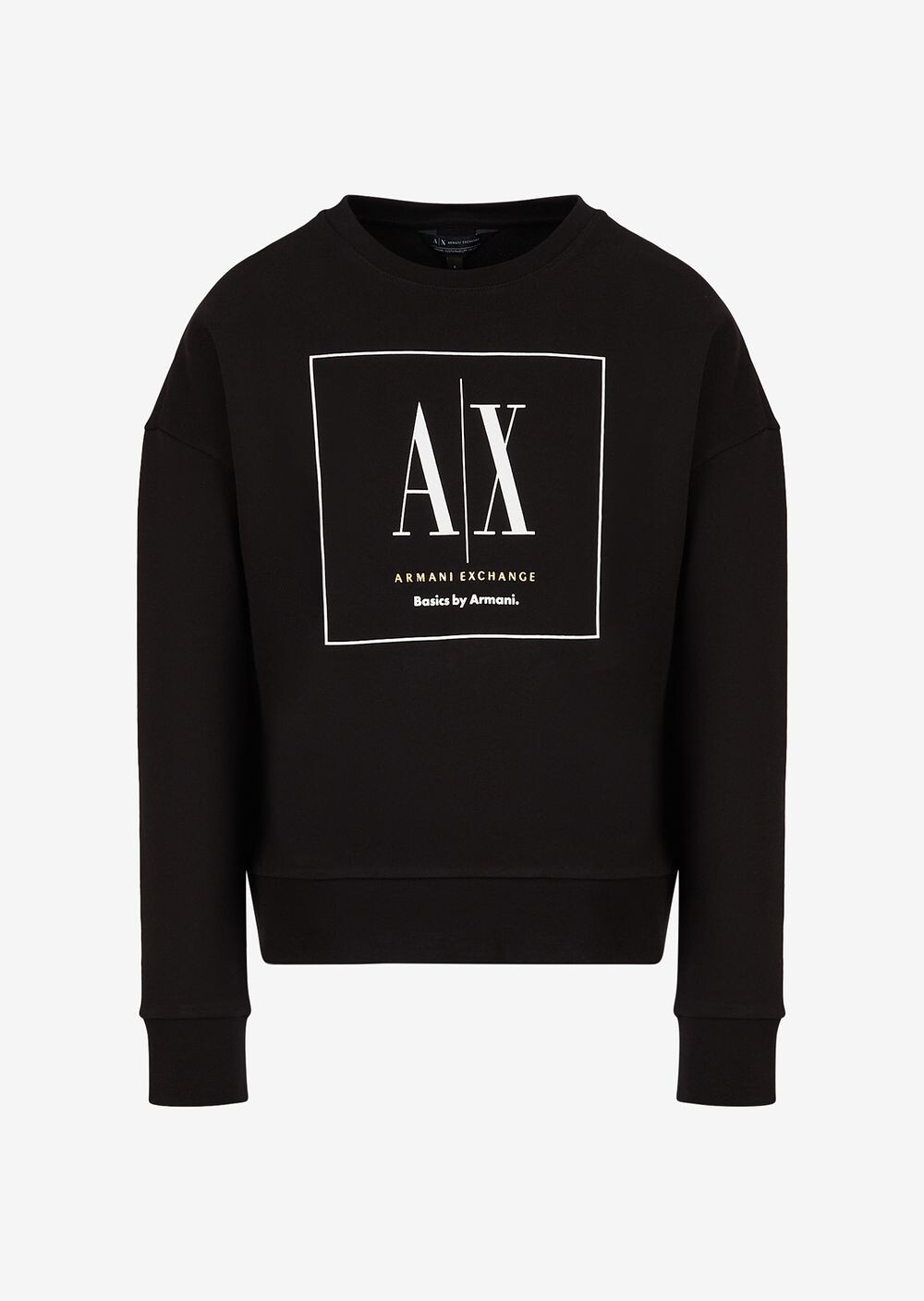 

Толстовка без капюшона Armani Exchange, черный