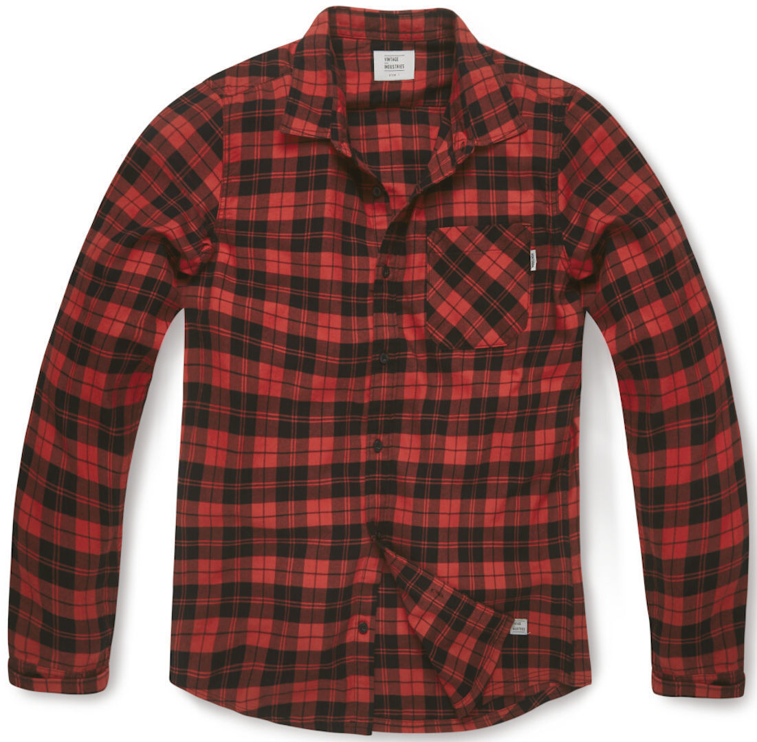 Рубашка Vintage Industries Riley Flannel, красная
