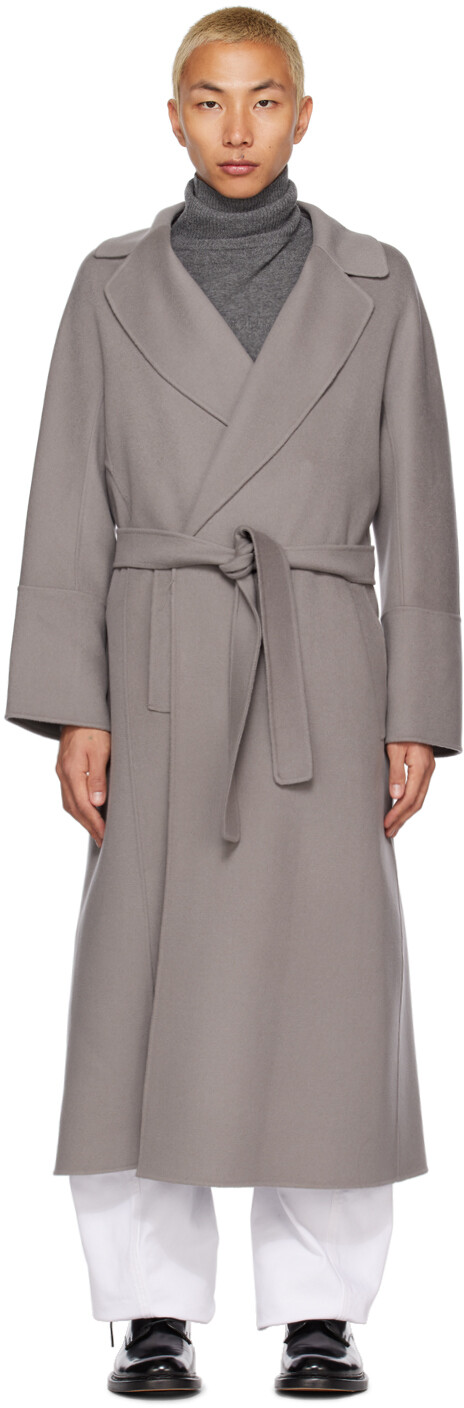 

Серое пальто Elisa Max Mara