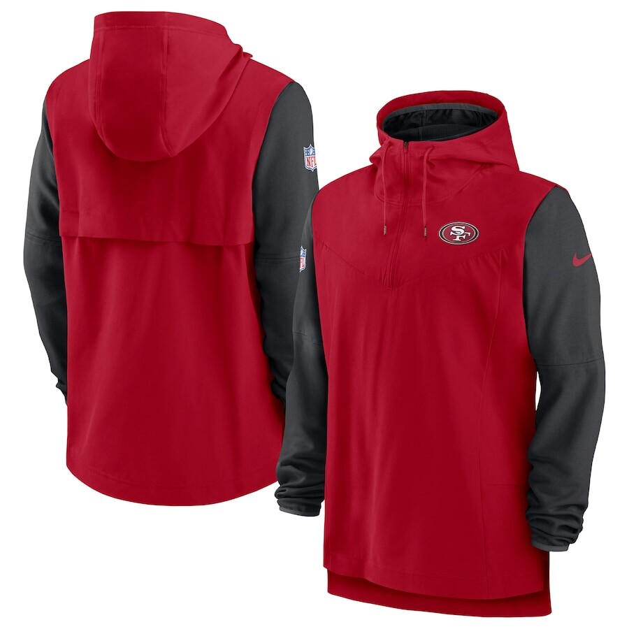 

Толстовка на молнии Nike San Francisco 49Ers, алый