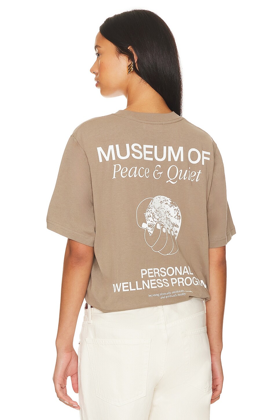 

Футболка Museum of Peace and Quiet Wellness Program T-shirt, цвет Clay