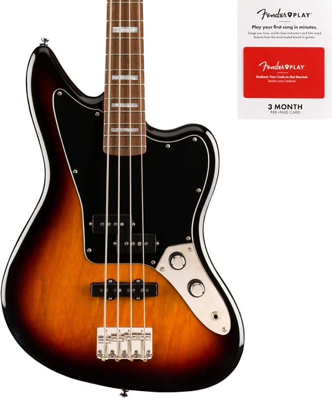 Басс гитара Fender Squier Classic Vibe Jaguar Bass, 3 Color Sunburst w/Fender Play Card