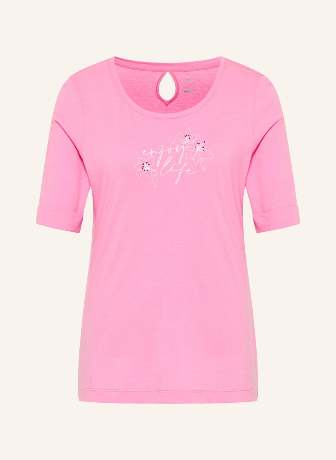 

Рубашка с круглым вырезом аня JOY sportswear, розовый