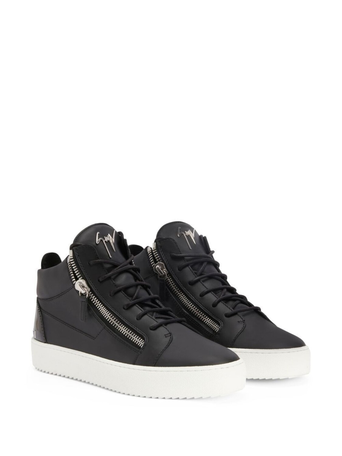 

Giuseppe Zanotti кроссовки с молниями, черный