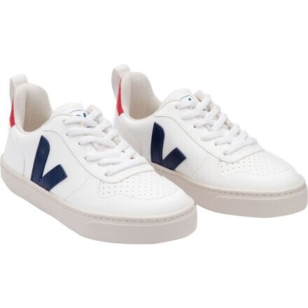

Кроссовки V-10 на шнуровке – для малышей Veja, цвет White Cobalt Pekin