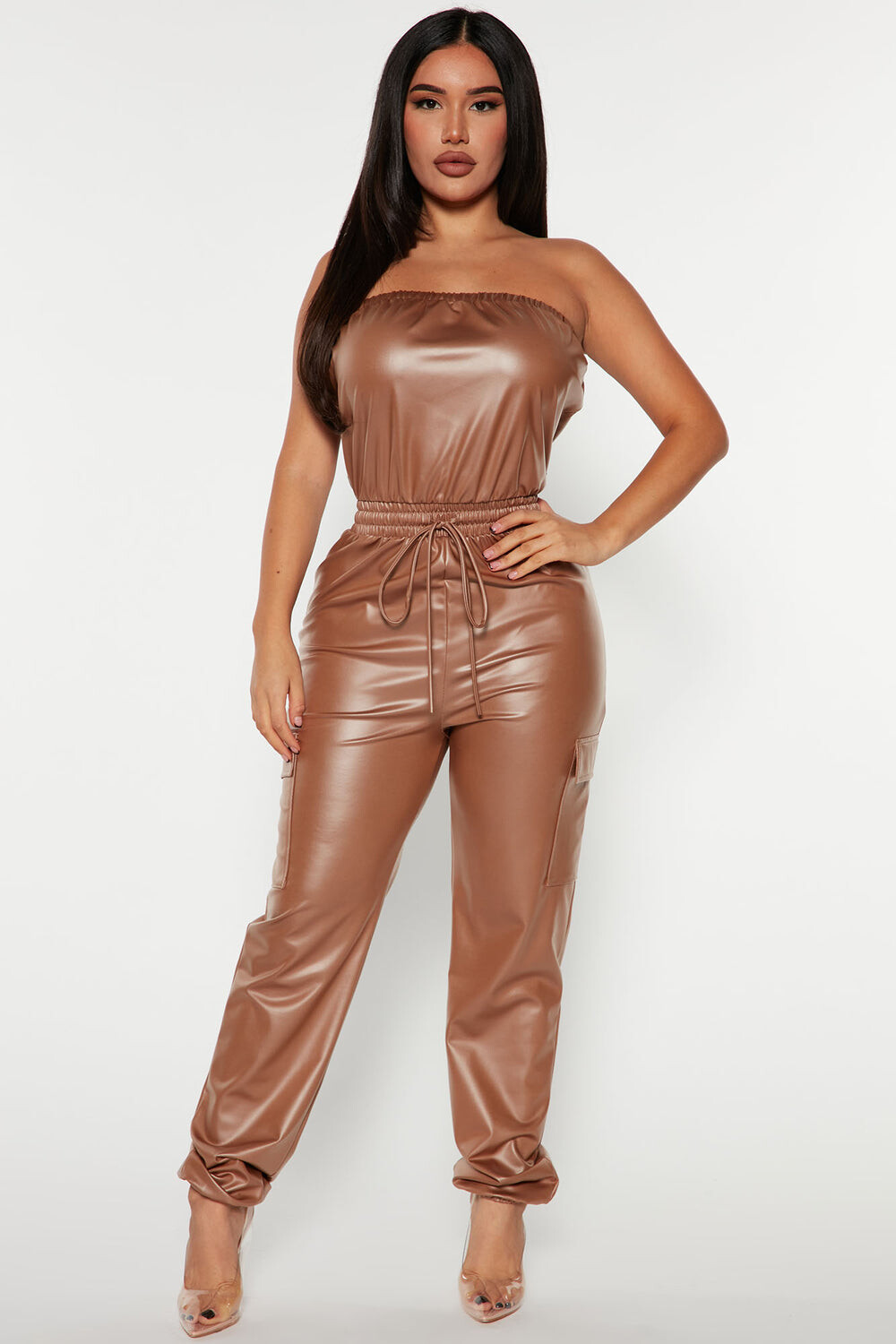 

Комбинезон Fashion Nova ZJ2952N, мокко