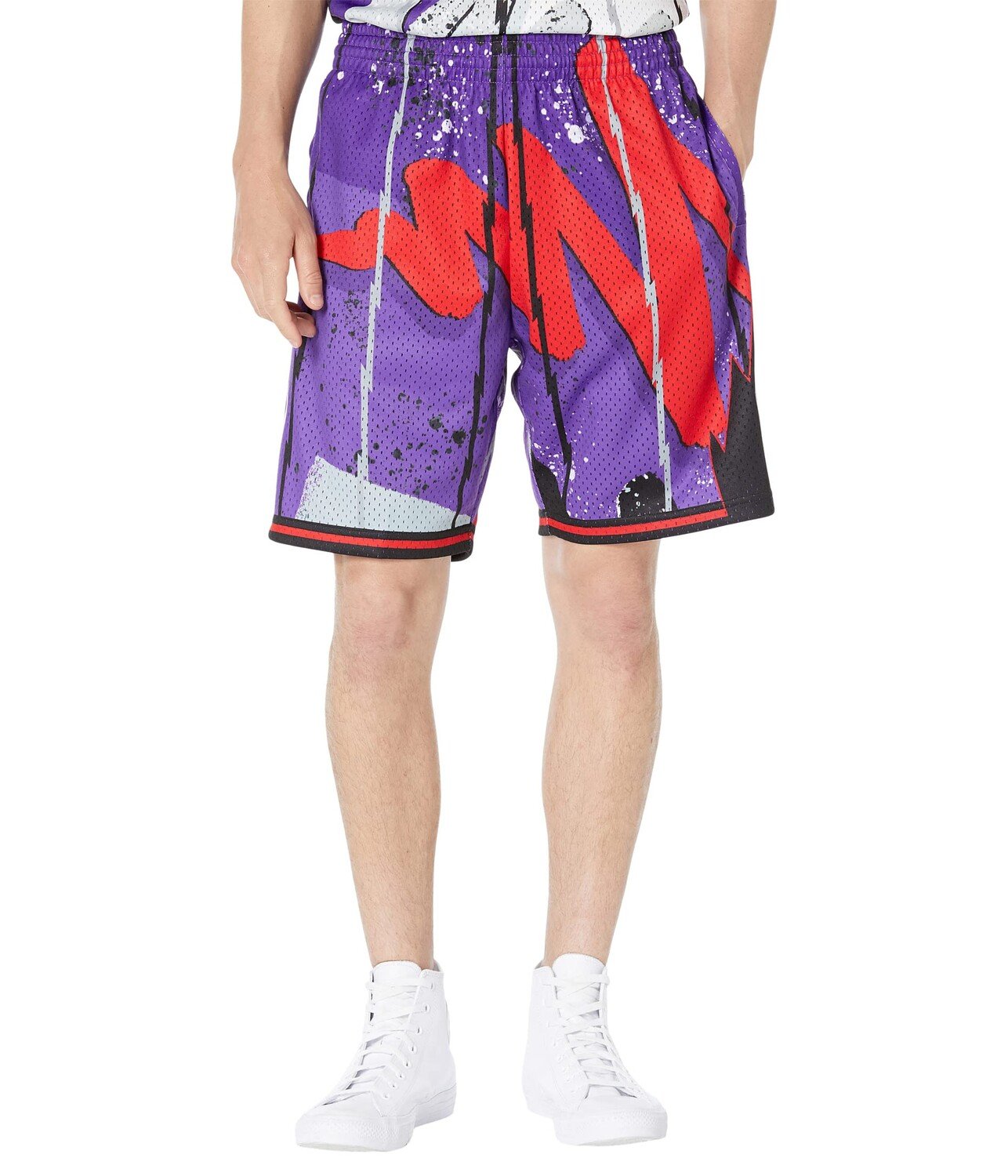 

Шорты Mitchell & Ness, NBA Hyper Hoops Swingman Shorts Raptors 1998