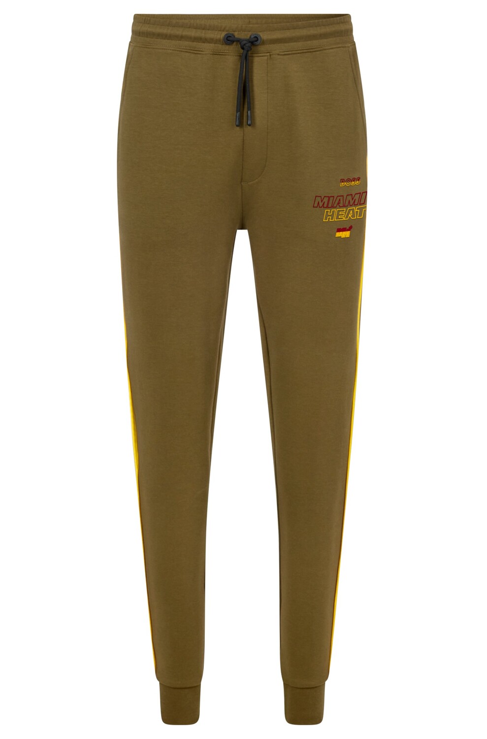 

Брюки спортивные Boss & NBA Cotton-blend Bottoms NBA Miami Heat, хаки