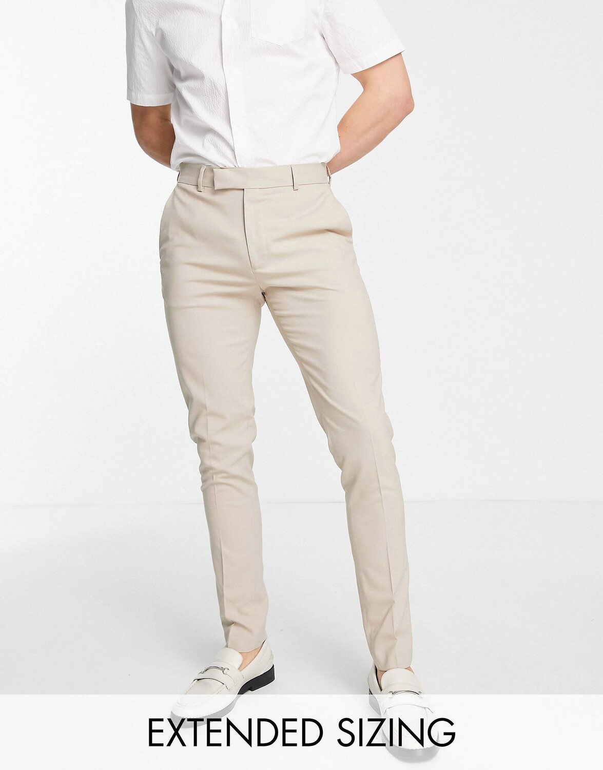 

Элегантные брюки скинни ASOS DESIGN, Серый