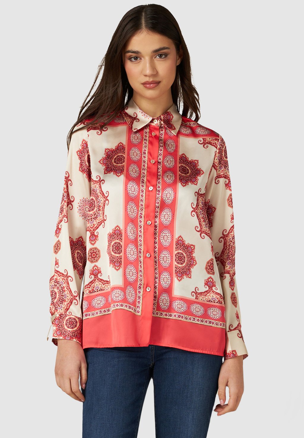 Блузка-рубашка IN FANTASIA Oltre, цвет rosso