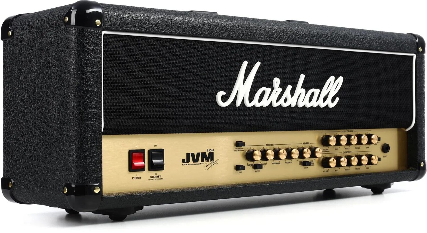 

Marshall JVM210H 100-ваттная 2-канальная ламповая головка