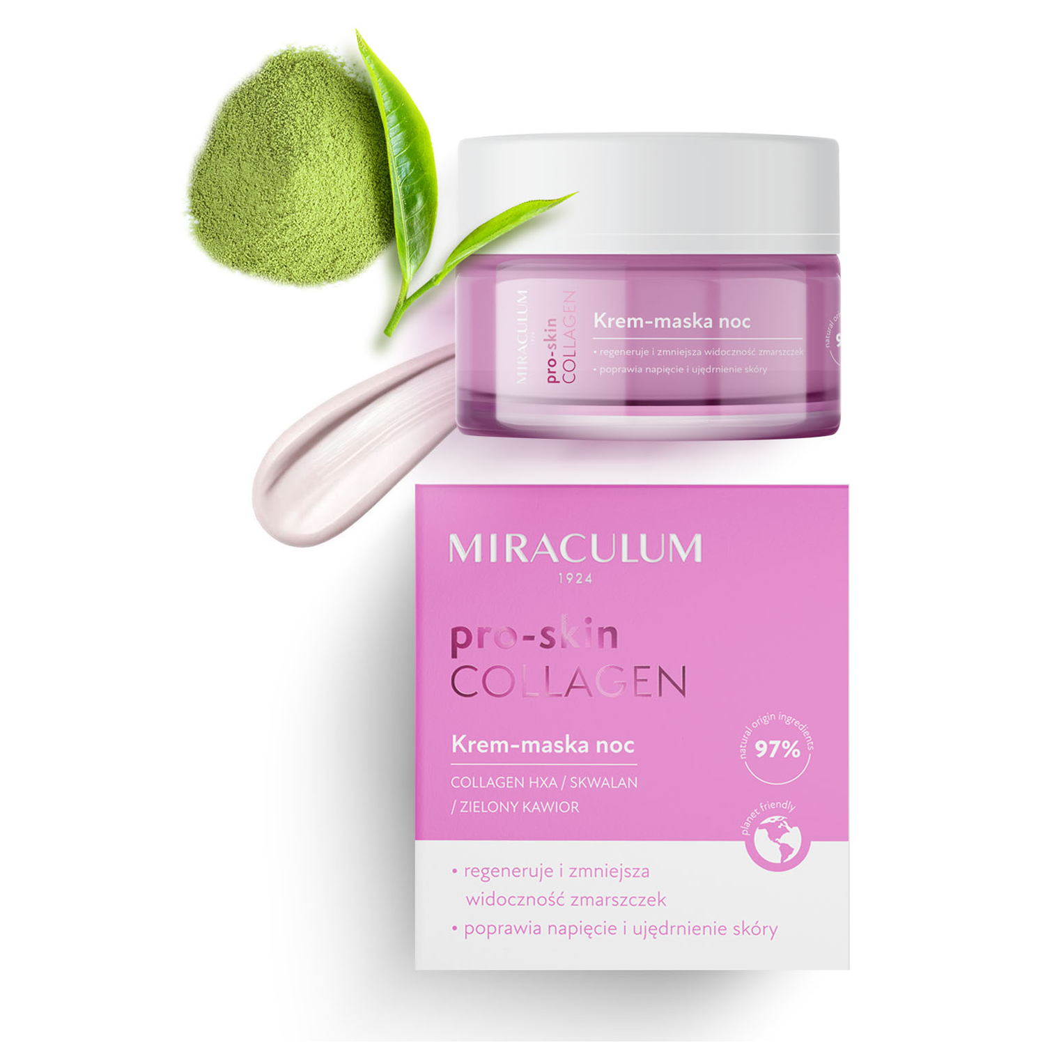 Miraculum Collagen крем-маска для лица на ночь, 50 мл – купить с доставкой  из-за рубежа через платформу «CDEK.Shopping»