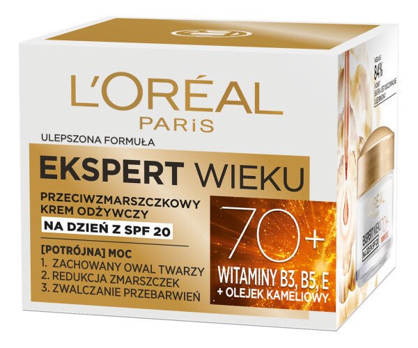 

L'Oreal Paris Age Expert 70+ питательный дневной крем против морщин 50мл