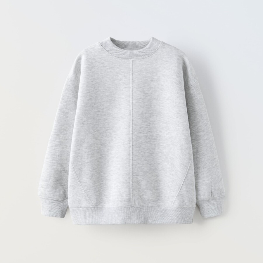 

Свитшот Zara Basic Plush, серый