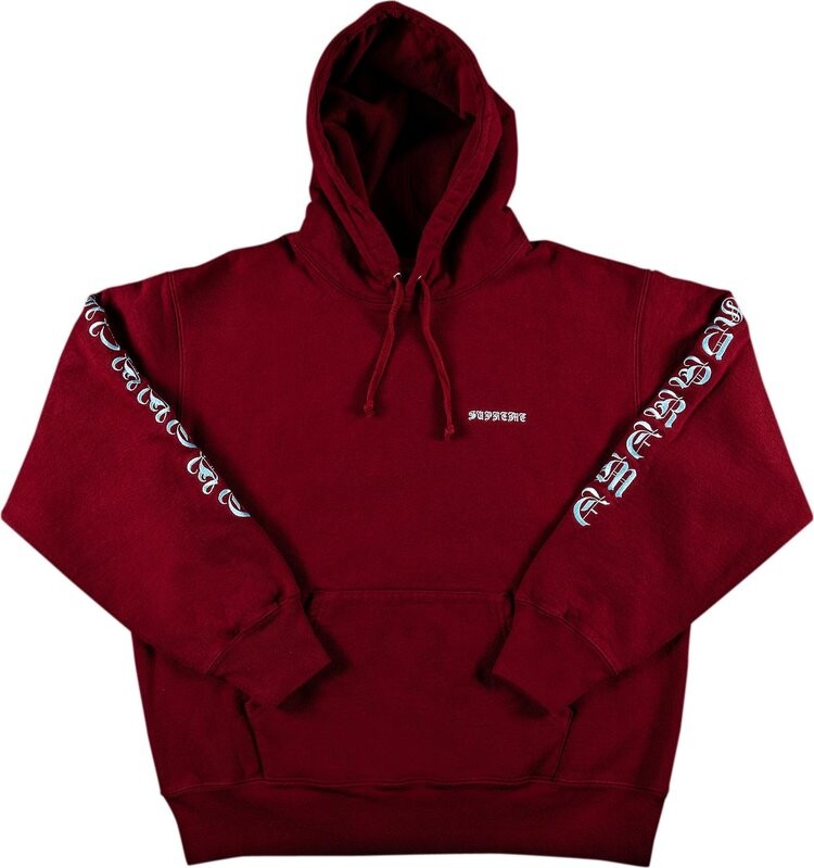 

Толстовка Supreme Peace Hooded Sweatshirt 'Cardinal', красный