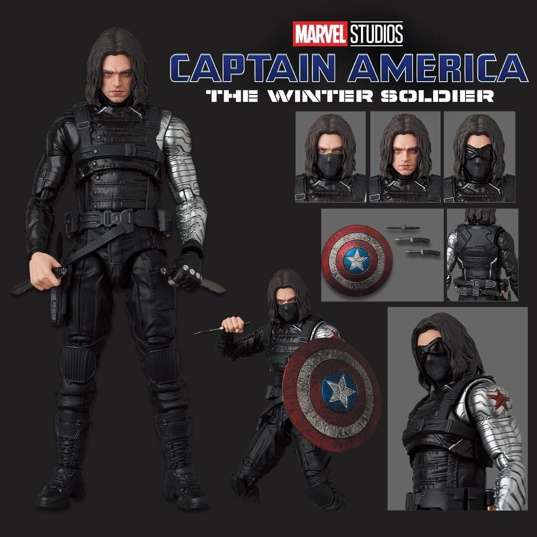 

Фигурка Medicom Toy Mafex No.203 Winter Soldier, 15,5 см