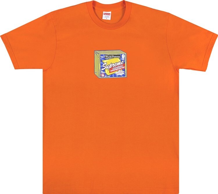 

Футболка Supreme Cheese Tee 'Orange', оранжевый