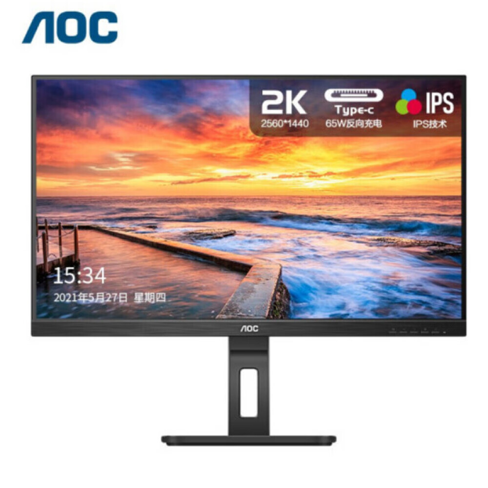 

Монитор AOC Q24P2C 23,8" IPS 2K с интерфейсом Type-C