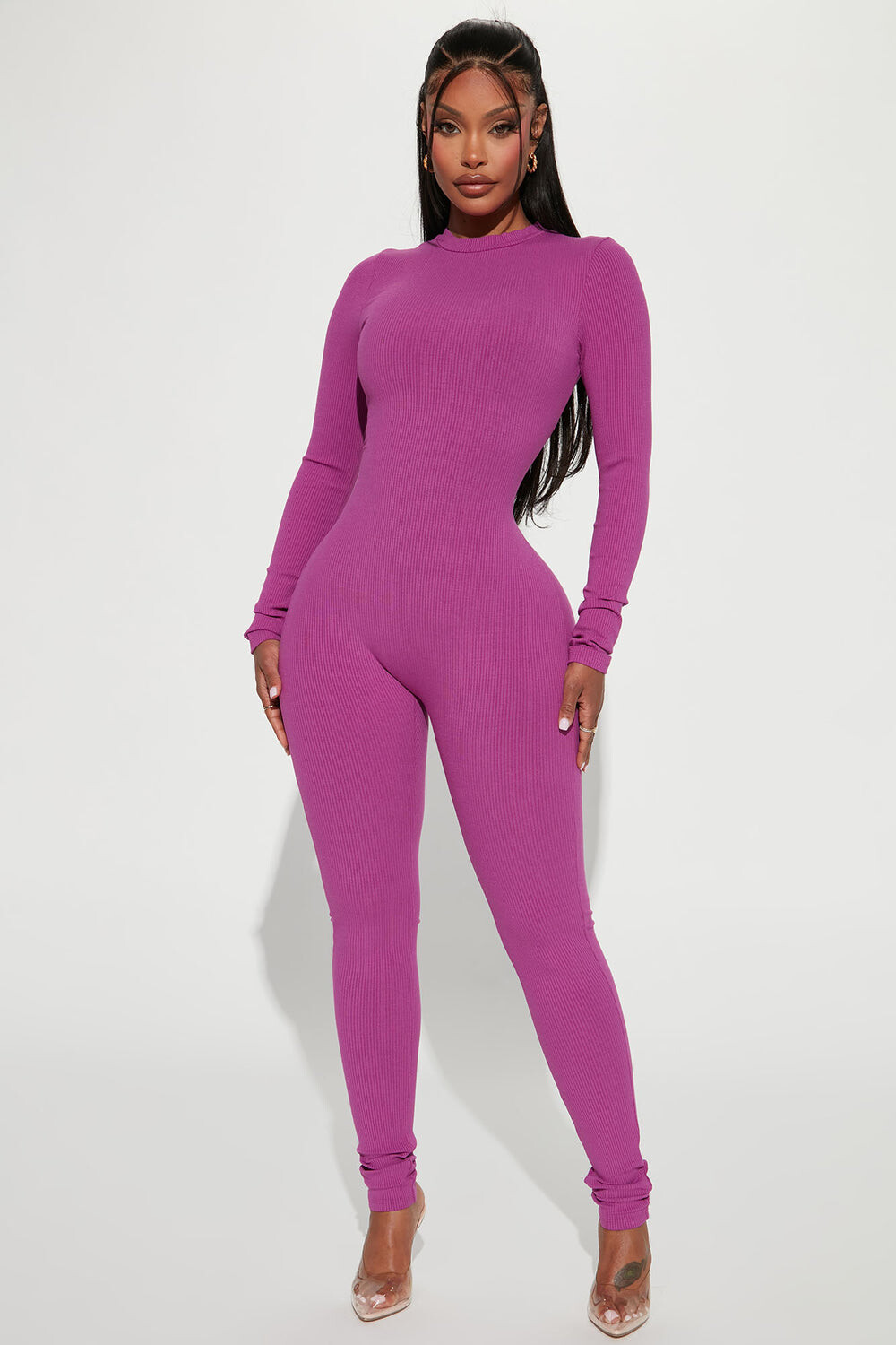 

Комбинезон Fashion Nova JP2127, пурпурный