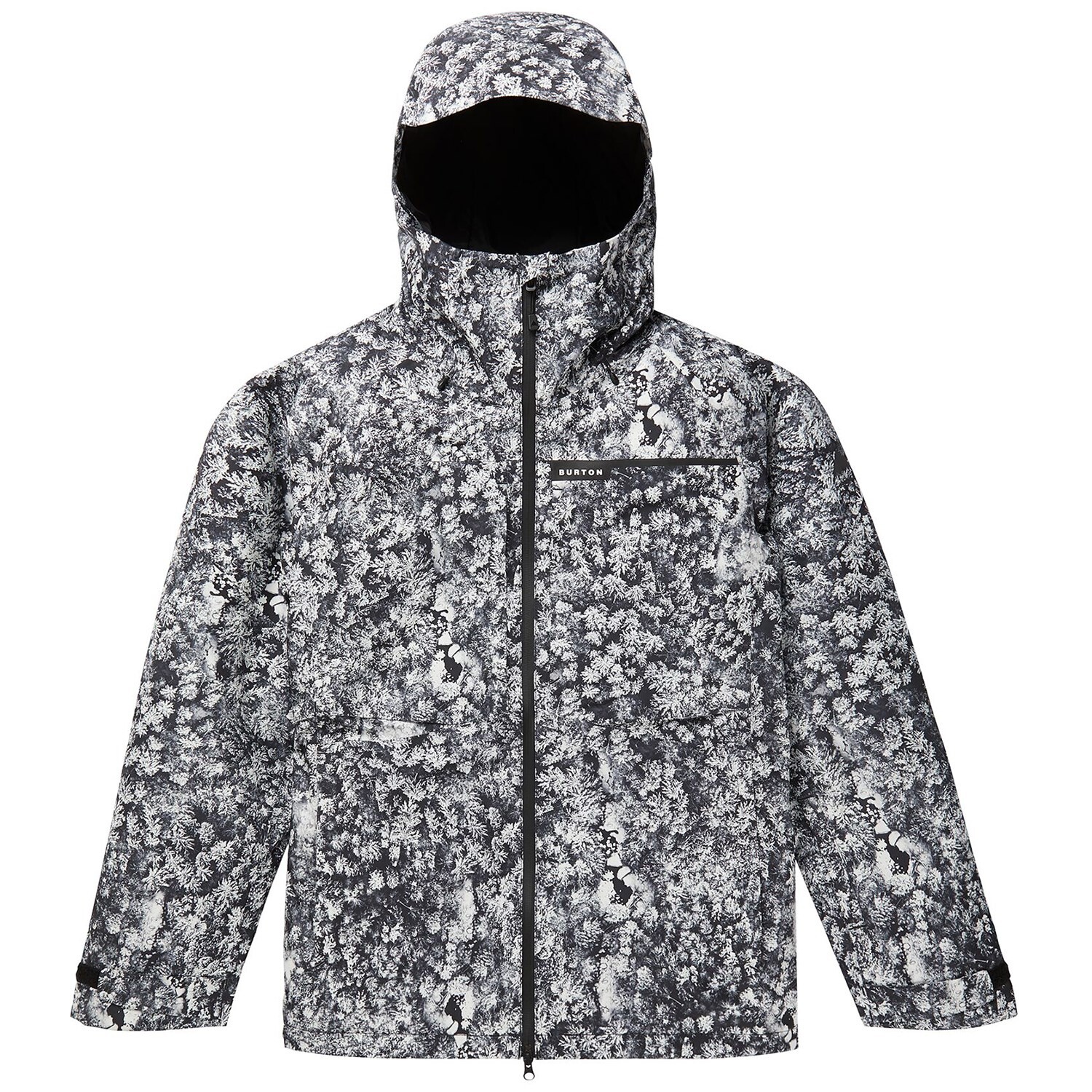 

Куртка Burton Goretex 2L на подушке, серый / белый