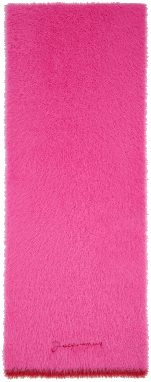 

Розовый шарф Le Papier Neve Jacquemus