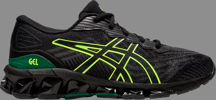 

Кроссовки gel quantum 360 7 gs 'black safety yellow' Asics, черный