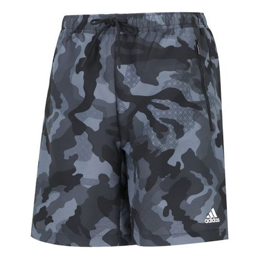Шорты Adidas Fi Camo Wvsh Athleisure Casual Sports Camouflage Woven Shorts, Камуфляж цена и фото