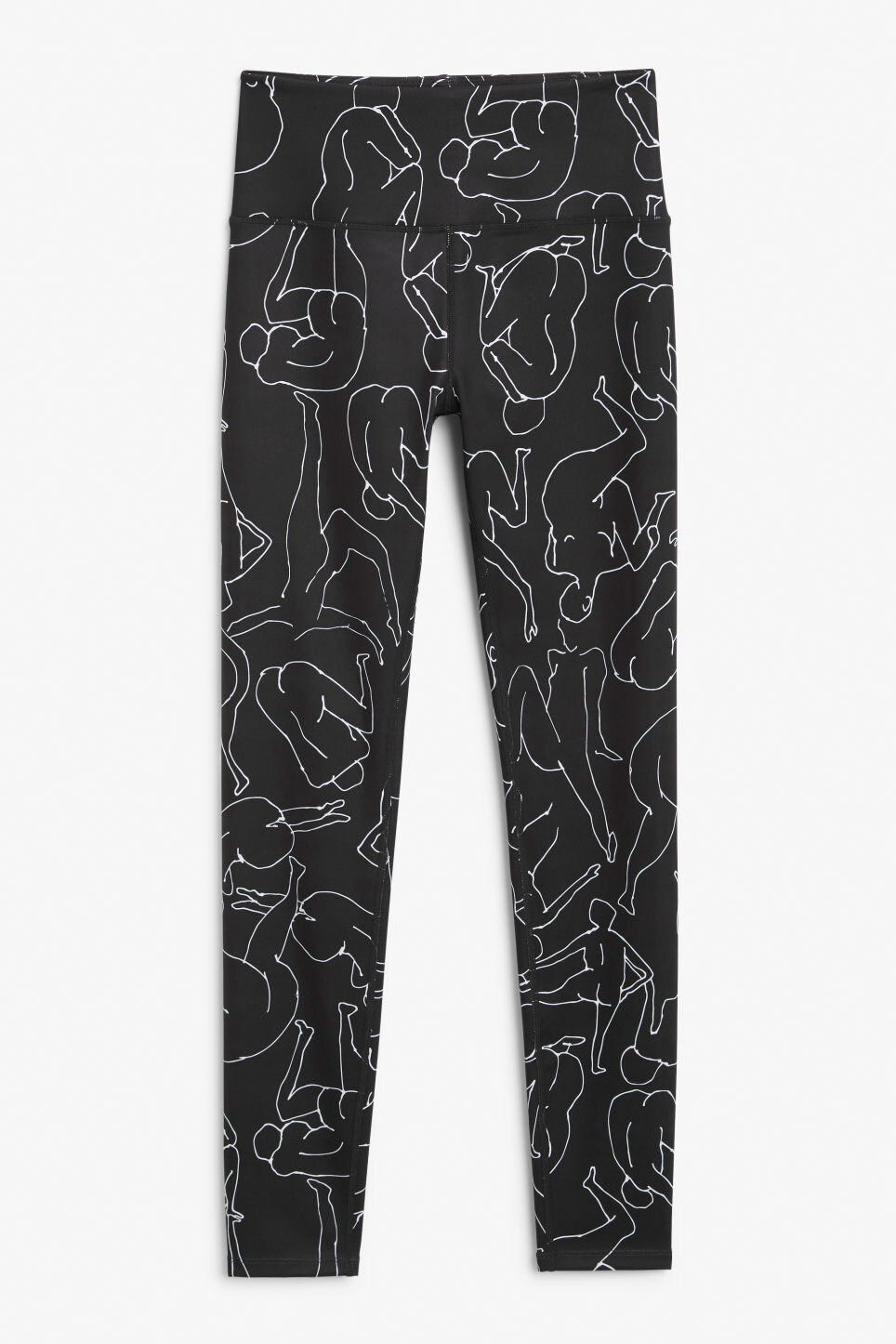 

Активные леггинсы Monki, черный/белый