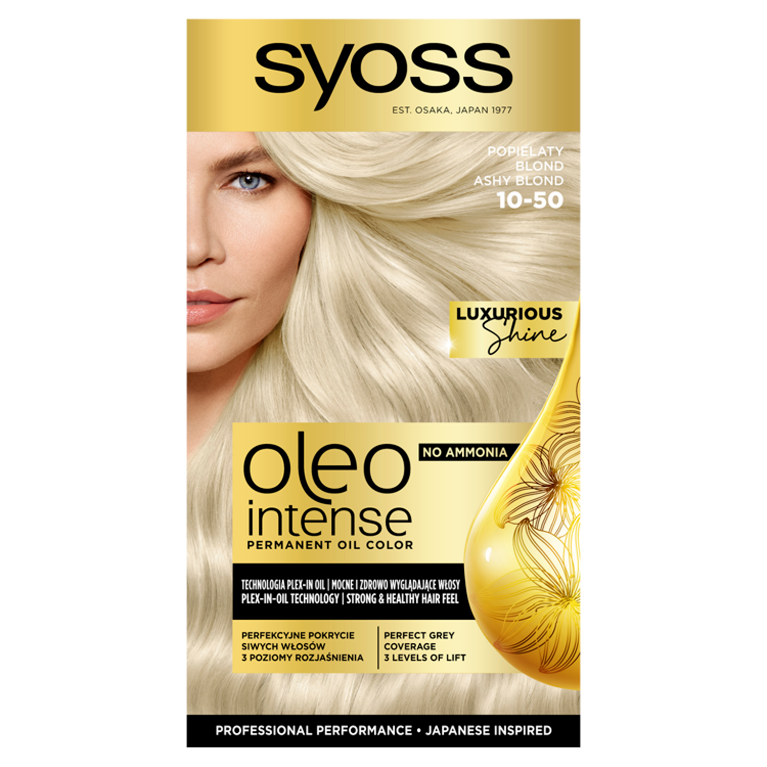 Syoss Oleo Intense краска для волос 10-50 пепельный блонд без аммиака, 1  упаковка – заказать из-за границы с доставкой в «CDEK.Shopping»