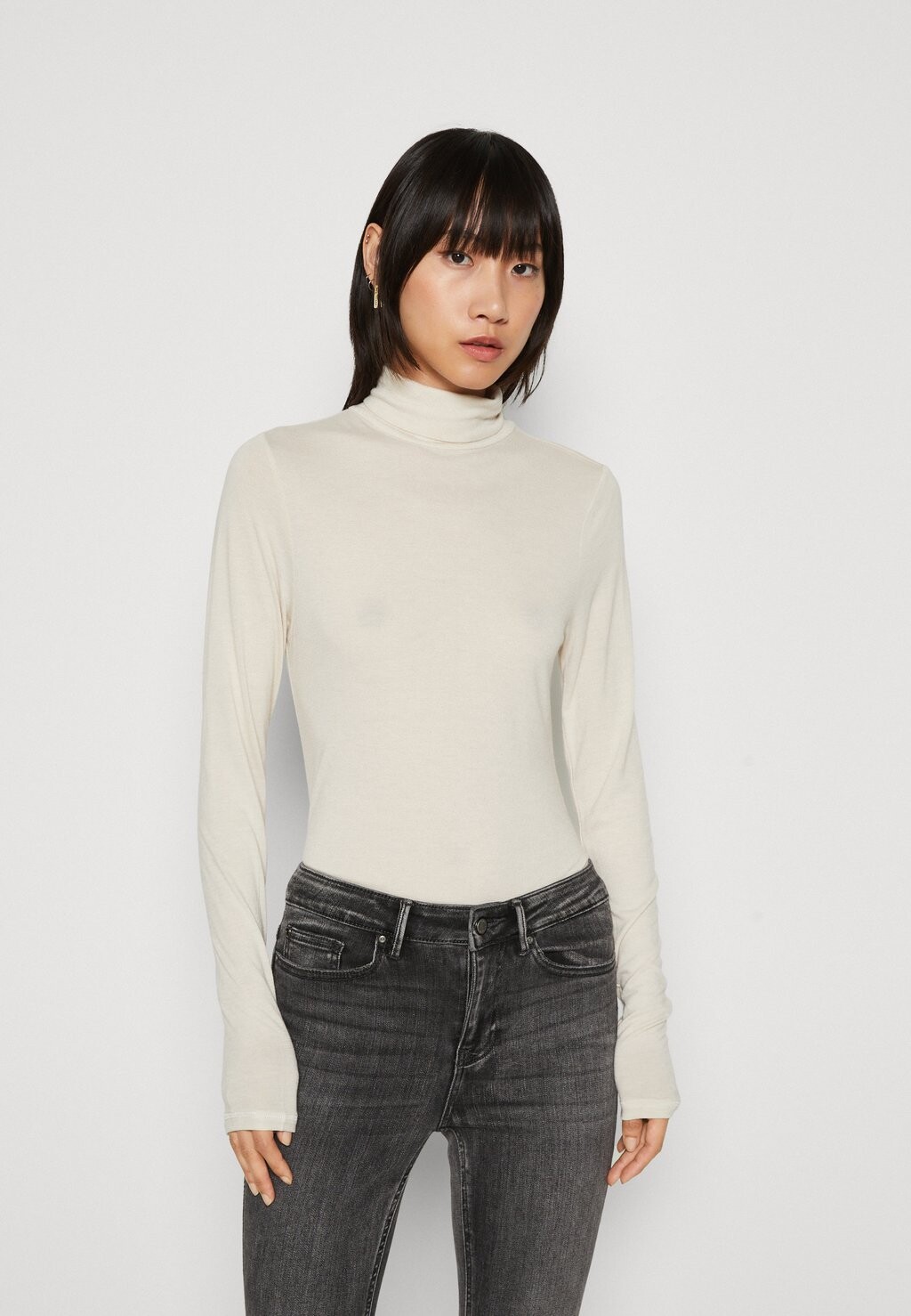 

Футболка с длинным рукавом Jdysuma Rollneck JDY, цвет whitecap gray