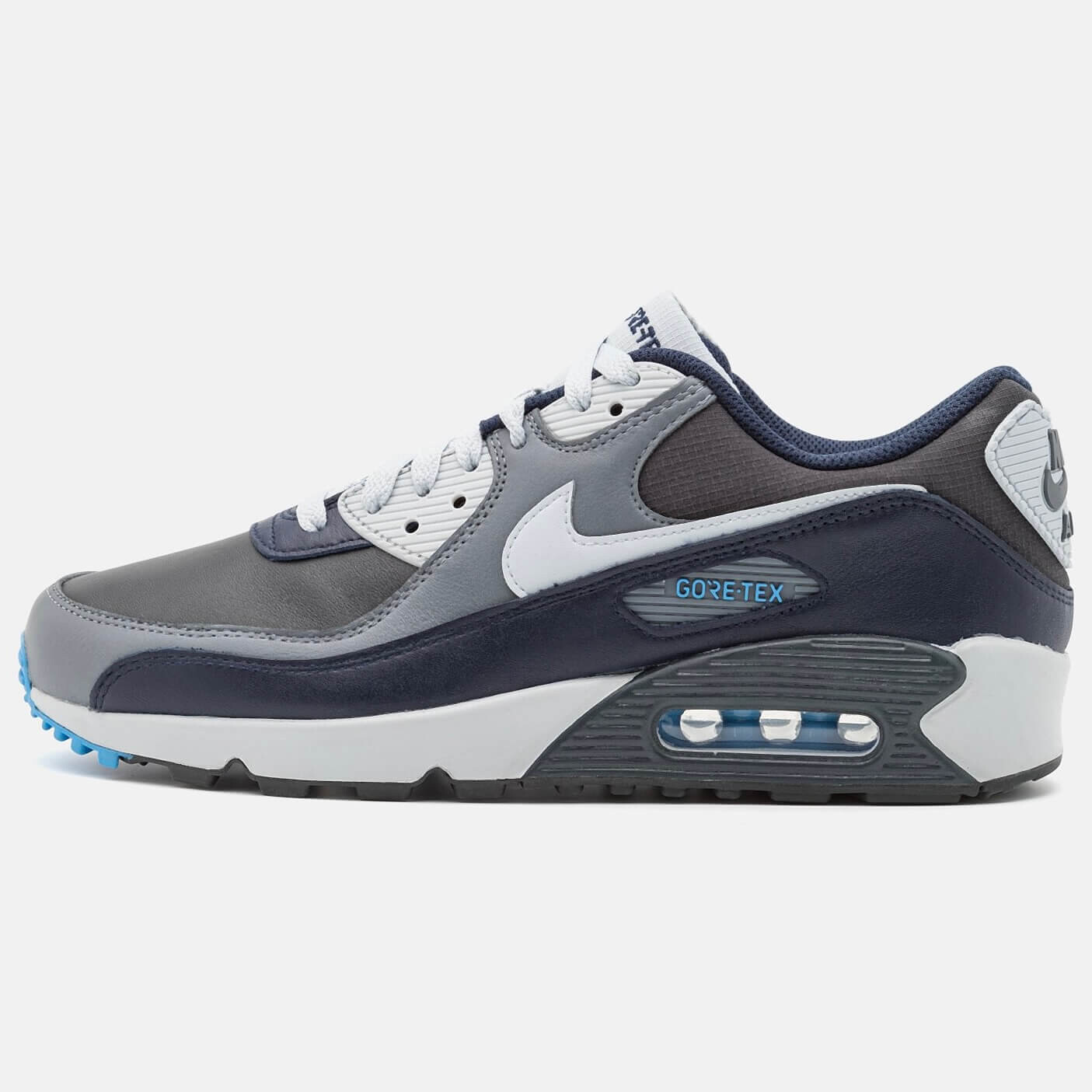 

Кроссовки Nike Air Max GTX, антрацитовый/платиновый/голубой