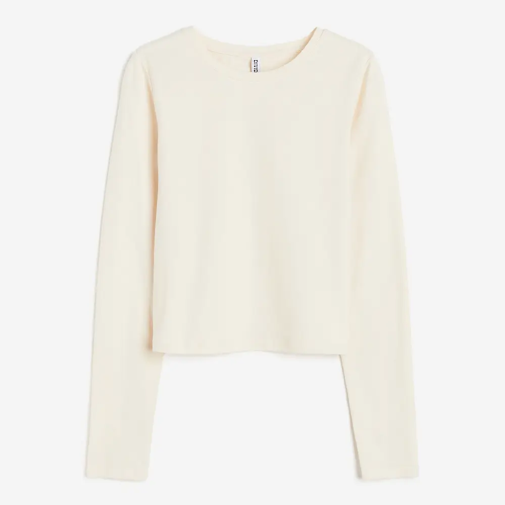 

Лонгслив H&M Printed Berkeley University, светло-бежевый