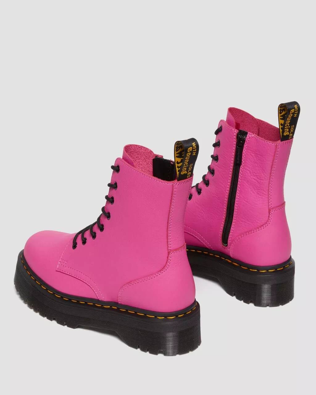 Ботинки Dr. Martens Jadon Pisa Leather Platforms, розовый – заказать повыгодной цене из-за рубежа в «CDEK.Shopping»