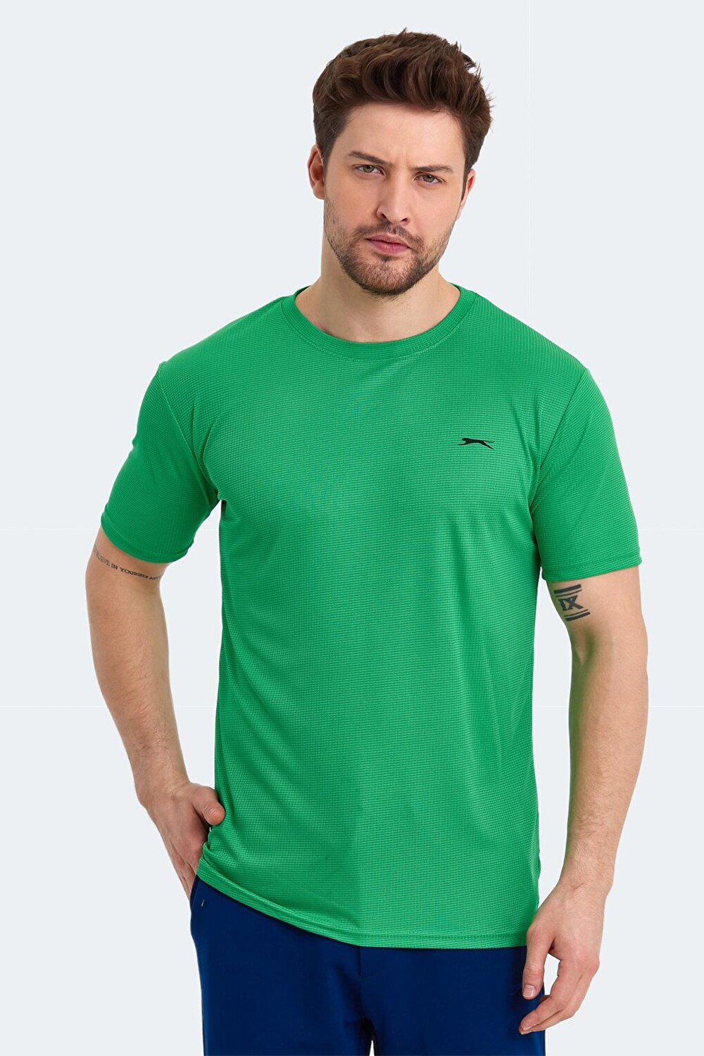 

SENATE I Мужская футболка зеленая SLAZENGER, Зеленый