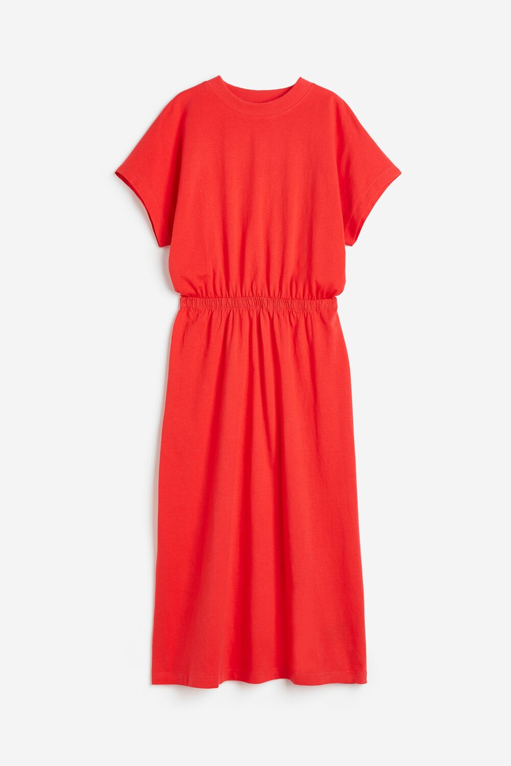

Платье H&M Smocked-waist Jersey, красный