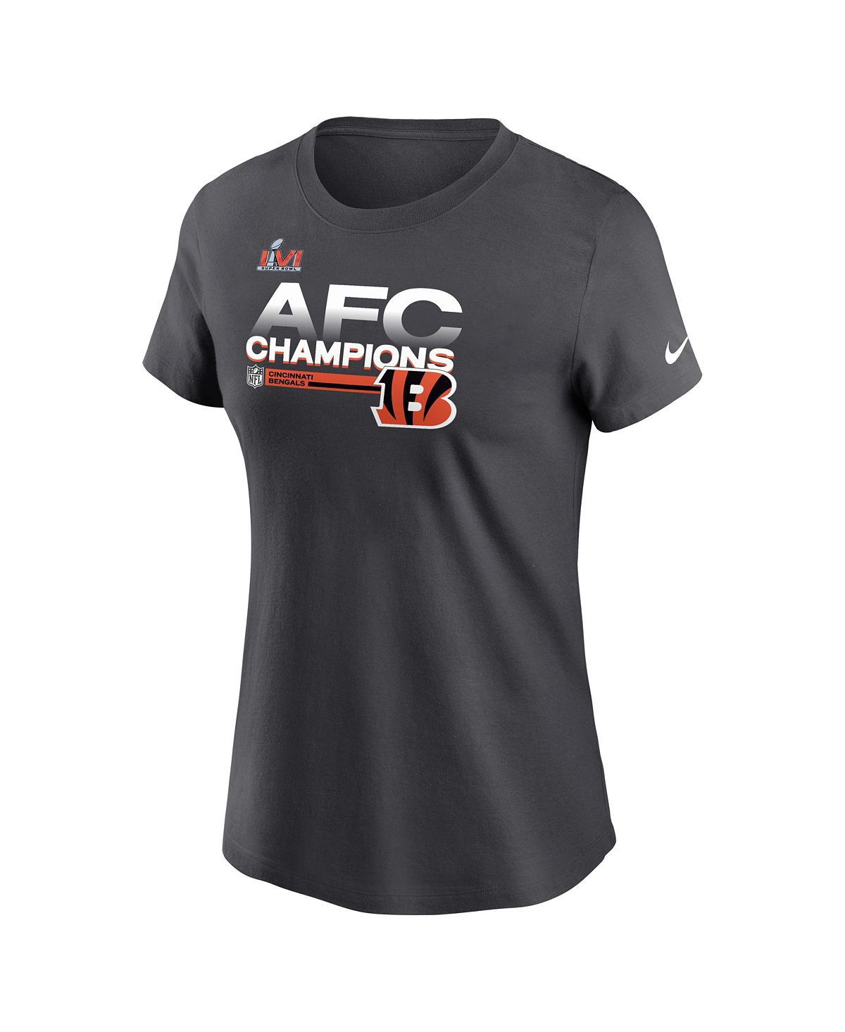 Женская футболка cincinnati bengals afc champions trophy collection Nike