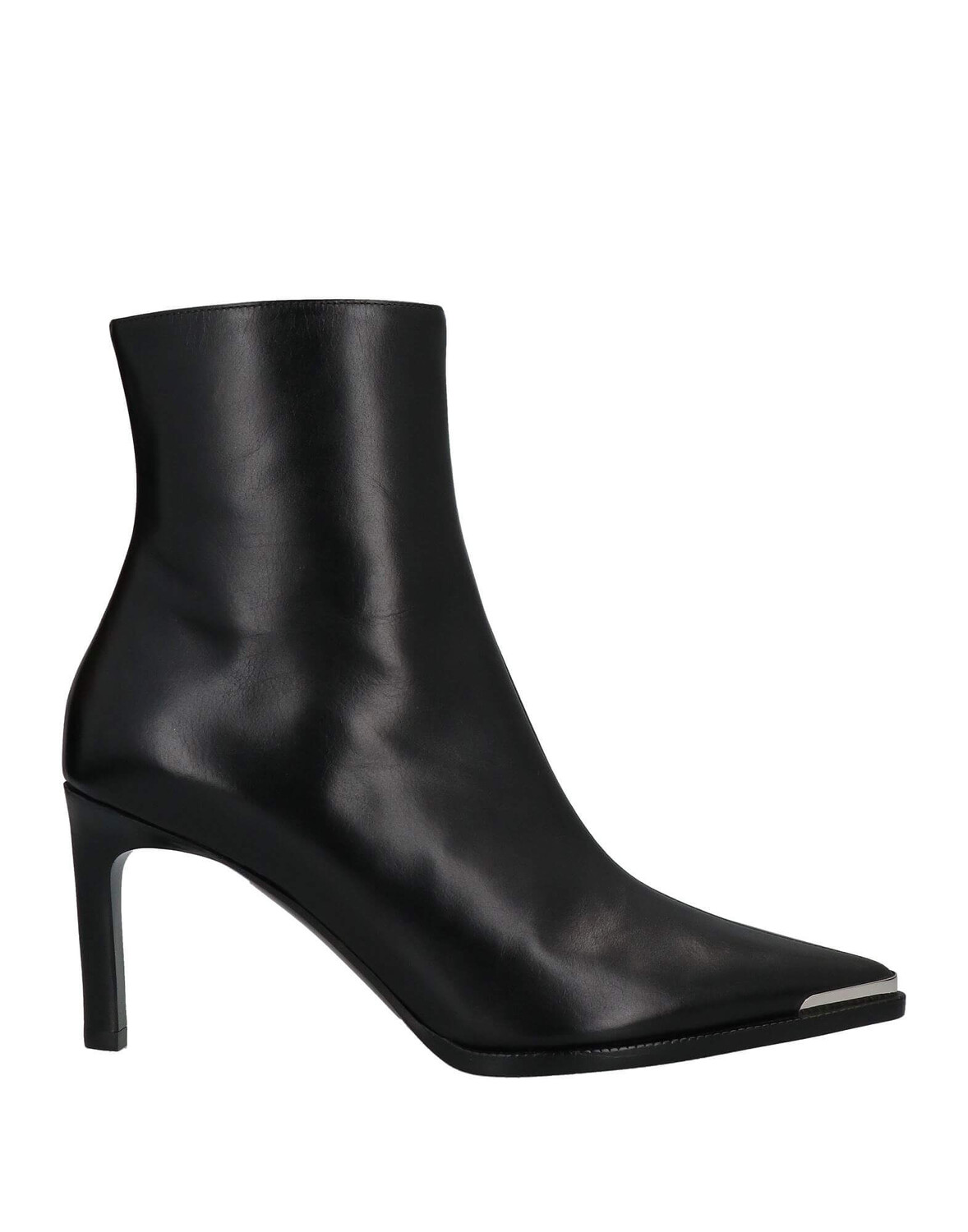 

Кожаные полусапоги на тонком каблуке CELINE, черный