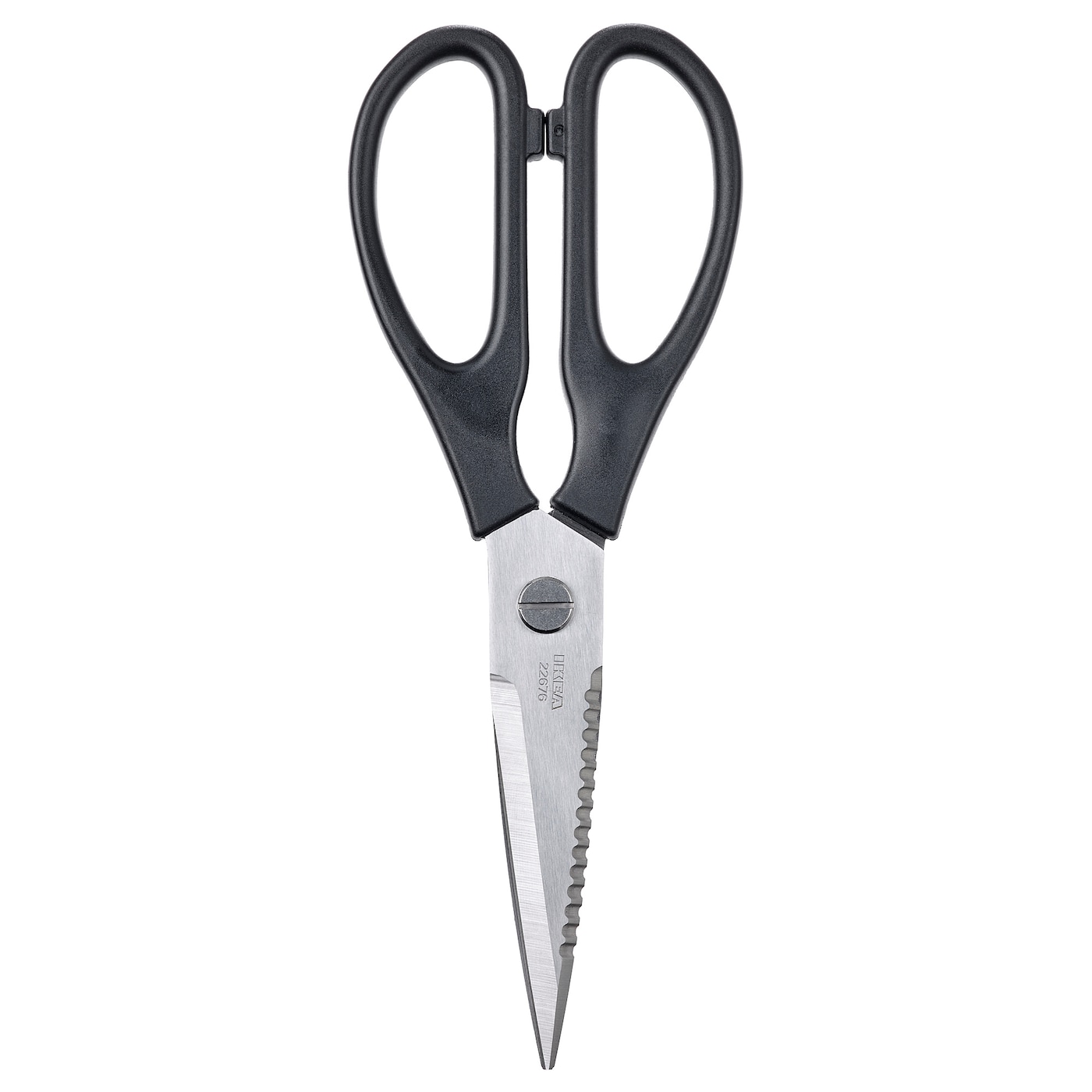 цена Кухонные ножницы Ikea Svartfisk, нержавеющая сталь/черный