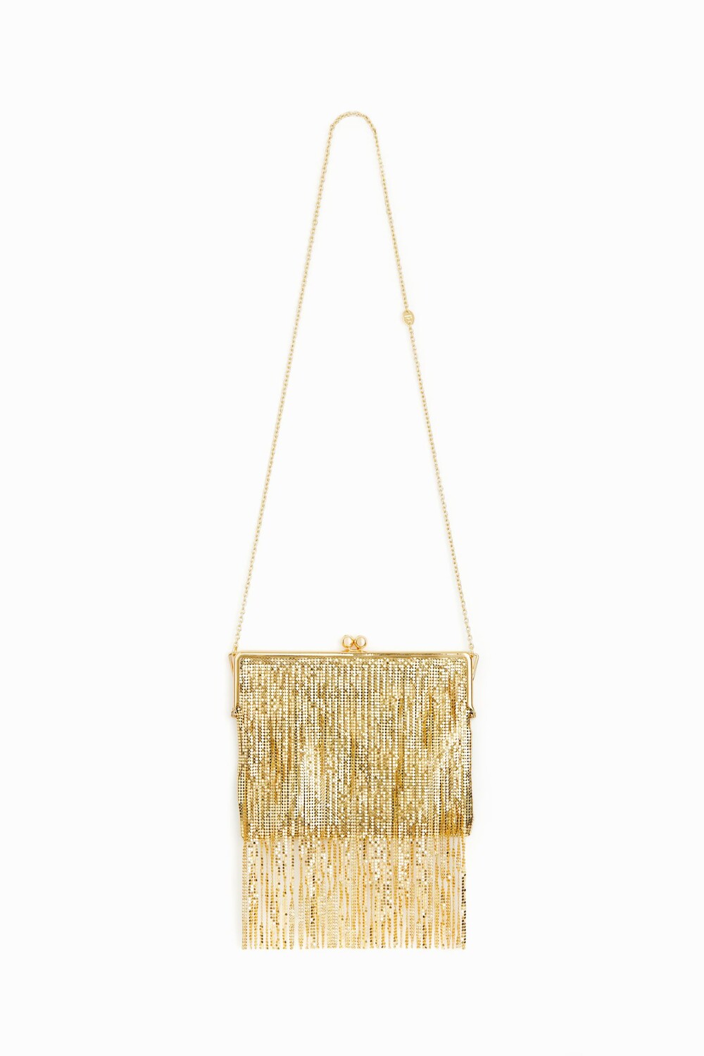 

Сумка H&M х Rabanne Metal-mesh With Fringe, золотой