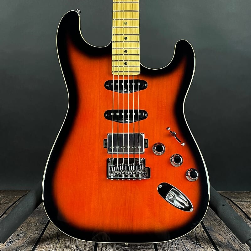 

Fender Aerodyne Special Stratocaster HSS, кленовый гриф - Hot Rod Burst