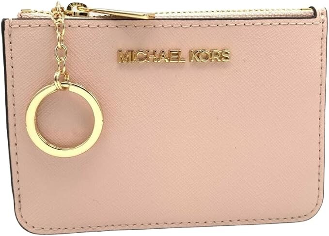 

Кошелек Michael Kors Jet Set Travel Small Top Zip Coin With ID Holder, розовый