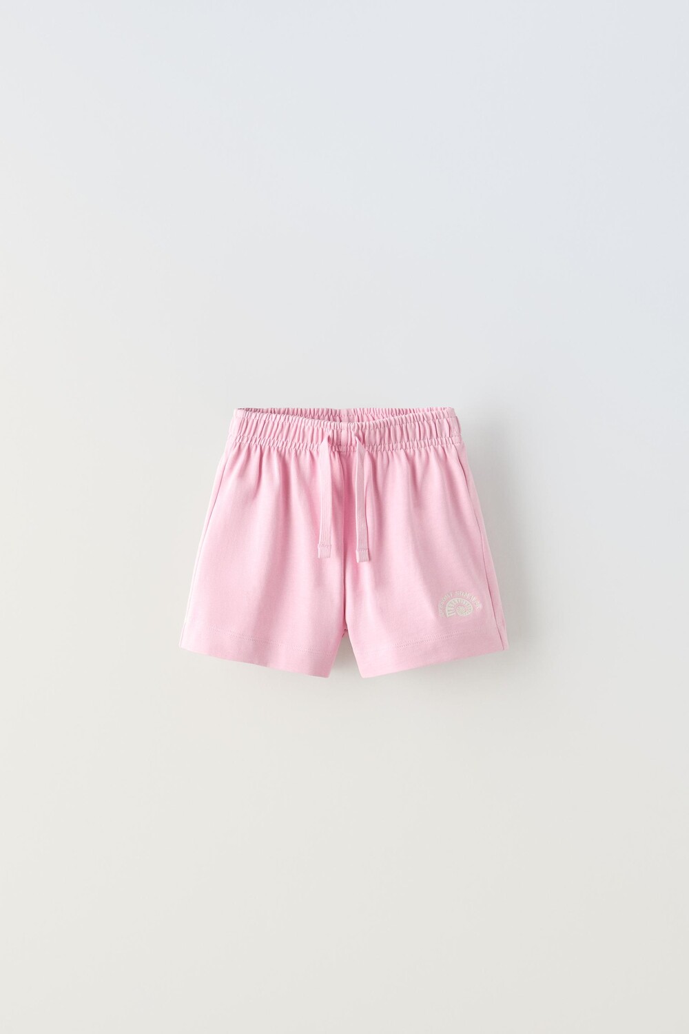 

Шорты Zara Plush Bermuda, розовый